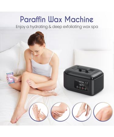Wattne Machine cire de paraffine pour mains et pieds Kit hydratant avec minuterie automatique et contr le de pr cision de la temp rature bain de cire de paraffine pour l'arthrite soins de la - Buy Online on GoSupps.com