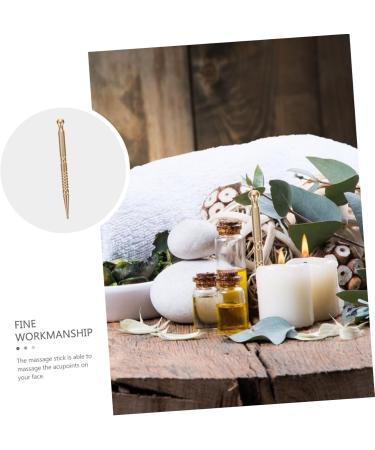 Buy Lurrose Beauty Stick Acupuncture Pen | Self-Massage Acupress Rod & Gua Sha Scraping Device | Pressure Point Relief | Metal Brass Acupuncture Rod for Body - Buy Online on GoSupps.com