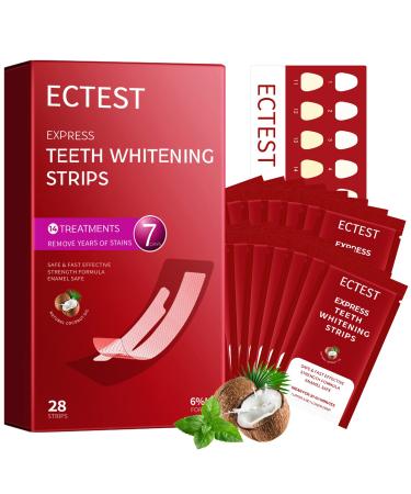 Teeth Whitening Strips 14 Treatments Whitening Strips for Teeth Sensitive Professional Teeth Whitening Strips Dentist Formulated and Certified Non-Toxic 28 Strips Red - Buy Online on GoSupps.com