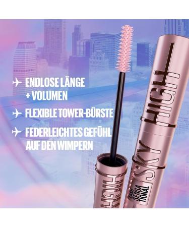 Maybelline New York Lash Sensational Sky High Mascara - Blue 7.2ml for Extremely Long Eyelashes | International Shipping Available - Buy Online on GoSupps.com