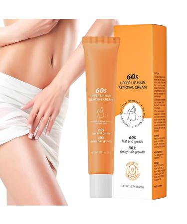 Lip hair removal cream - Painless hair removal cream for smooth skin - Lip or women's hair facial hair remover for women hair removal cream hair removal cream for