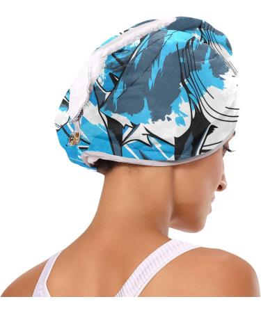 Fierce Shark Hair Towel 2 Pack | Super Absorbent Quick Dry Hair Turbans for Women & Girls - Buy Online on GoSupps.com