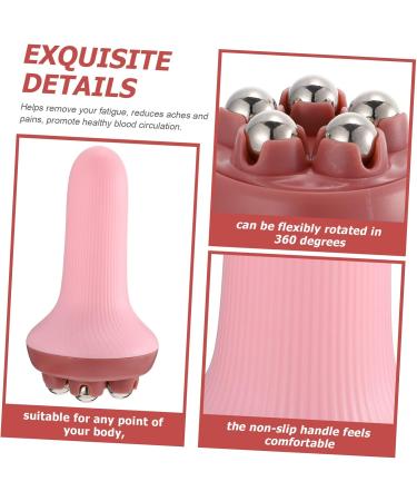 Aboofan 3-in-1 Deep Tissue Massage Roller & Dermar Roller - Body Massage Stick for Muscle Relief & Percussion Therapy - Perfect for Back & Cervical Spine Care - Buy Online on GoSupps.com