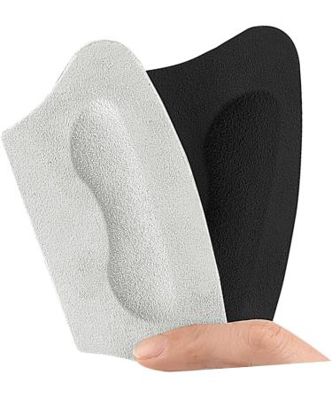 2 Pairs Leather Heel Stickers - Invisible Heel Inserts & Cushions for Shoes | Heel Grips for Big Shoes | Assorted Colors - Comfort & Support - Buy Online on GoSupps.com