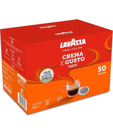 Lavazza Lavazza Cream and Strong Flavor Coffee Pods Waffle Coffee 4 Packs of 50 Waffles for a strong and full-bodied espresso with aromatic notes of wood and tobacco Arabica and robust Intensity 9/10 Roast - Buy Online on GoSupps.com
