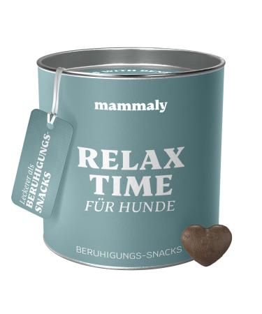 Mammaly Relax Time sedative for dogs anti -stress snack with valerian for dogs chamomile & probiotics stressful situations fear nervousness rest on Sylvester - approx. 90 snacks 90 pieces (1 Pack) - Buy Online on GoSupps.com