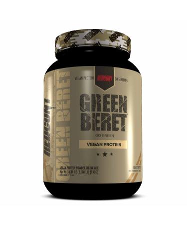 Redcon1 Green Beret, Vegan Protein (Peanut Butter) No Artificial Flavors, 20G Protein, 0G Sugar, 30 Servings Peanut Butter 30 Servings (Pack of 1)