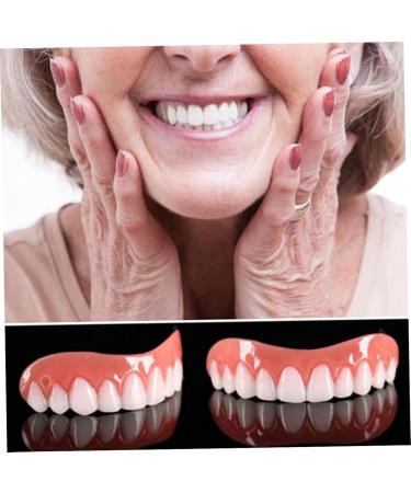 Props Cosmetic Veneers for Men & Women | Instant Silicone Teeth - Comfort Temporary Prostheses (8 Pairs) for Bad Teeth - Buy Online on GoSupps.com