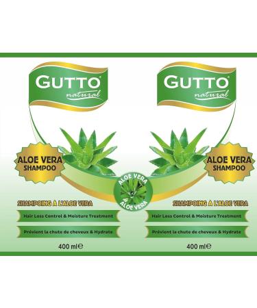 Gutto - Aloe Vera Shampoo - Prevents Hair Loss & Moisturizes - Buy Online on GoSupps.com