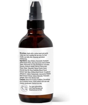 Buy Plant Therapy Rose & Witch Hazel Facial Toner 4 oz | Minimize Pores Balance Oil Hydrate & Soothe | International Shipping - Buy Online on GoSupps.com