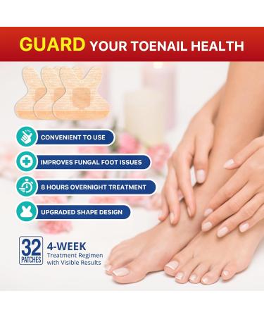 Nail Fungus Treatment For Toenails: Nail Fungus Patches For Altheles Runners Dancers Hikers 32 Patches - Buy Online on GoSupps.com