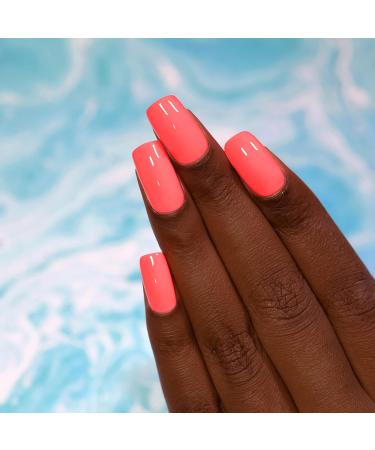 ILNP Summer Neon Coral Pink Cream Nail Polish - 0.40 Fl Oz (Pack of 1) - Buy Online on GoSupps.com