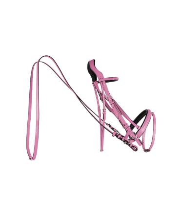 indira bridle pro (Cob - small horse Pink 01) Cob - small horse Pink 01