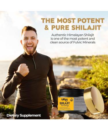 Buy 100% Pure Shilajit Resin 30g - Natural Himalaya Source of Fulvic & Humic Acid 85 Minerals - Immunity & Energy Booster - Buy Online on GoSupps.com