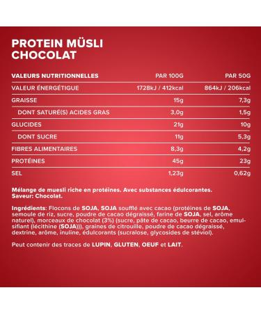 IronMaxx Protein Muesli Vegan Protein Muesli 48% Protein Lactose and Gluten Free For Athletes Taste - Buy Online on GoSupps.com