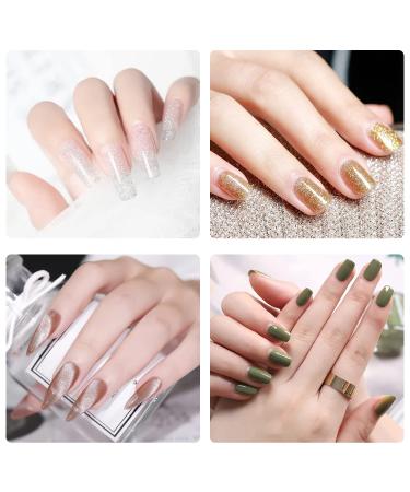 1000 Acrylic Artificial Nail Tips - French Style Nail Tips Set for Gel Nails with Glitter | 3-Series Box - International Shipping - Buy Online on GoSupps.com