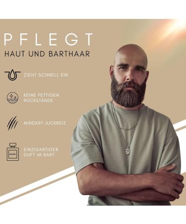 G ld's Bart l Men - 30ml Argan Oil Beard Oil | 6 Months Intensive Care for Soft Beards | Premium Beard Care Pack - Buy Online on GoSupps.com