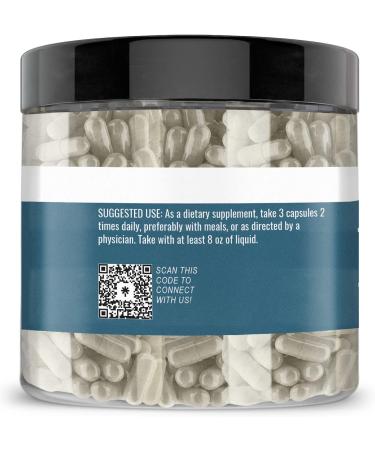 Earthborn Elements Psyllium Husk and Yacon Root Bundle 200 Capsules Pure & Undiluted No Additives - Buy Online on GoSupps.com