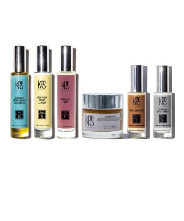 KPS Essentials Acne Routine - Holistic Skincare Regimen - Effectively Dissolves Impurities Unclogs Pores Fights Inflammation & Reduces Acne Scars for Balanced Clearer Complexion