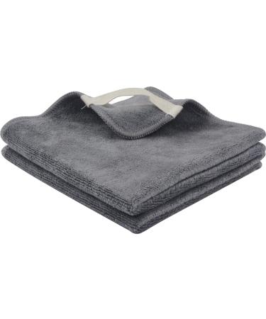 Sinland Microfiber Facial Towels - Quick Dry Absorbent Soft Makeup Remover Cloths (10 Pack Gray 30.5 x 30.5 cm) - Perfect for All Skin Types - Buy Online on GoSupps.com