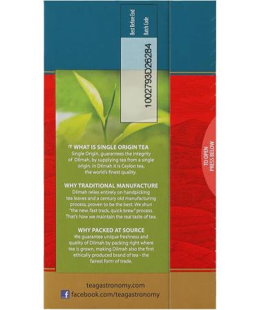 Dilmah Pure Ceylon English Breakfast Tea 25 Tea Bags - Buy Online on GoSupps.com