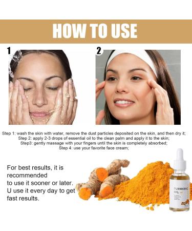 Turmeric Serum Turmeric Serum for Dark Spots Remover Turmeric Dark Spots Corrector Serum Oil for Face & Body Whitening Heals Scars Natural Whitening Serum Care Skin Care - Buy Online on GoSupps.com