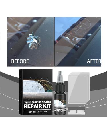 Car Windshield Crack Repair Kit Car Windshield Crack Repair Fluid Windshield Repair Kit for Chips and Cracks Car Glass Repair Glue Scratch Chip Cracks Repair Kit (1 Set) - Buy Online on GoSupps.com