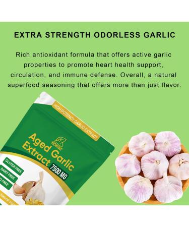 Aged Garlic Extract Softgels Odorless Allium Sativum 7500mg Antioxidant Supplement for Heart & Immune Support Vegetarian Non-GMO 2 Year Matured for Antioxidant Wellness-180 Count 180 Count (Pack of 1) - Buy Online on GoSupps.com