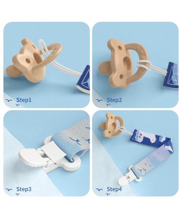 Giant Cabbage Pacifier Clip 4-Pack - Binky Holder Clips for Boys and Girls - Infant Pacifier Leash - Newborn Baby Gift - Teething Paci Clips | POLR - Buy Online on GoSupps.com