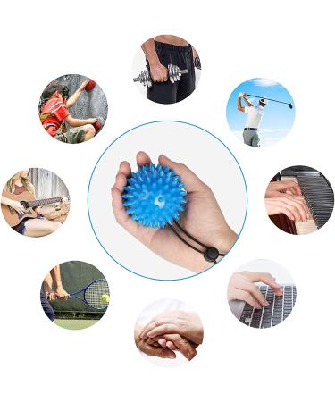 Adjustable Hand Balls for Exercise & Therapy (2 Pack) - Prevent Falling with Wrist Strap - 2 Resistance Levels for Stress Relief & Pain Relief - Kids, Elderly & Adults - Buy Online on GoSupps.com