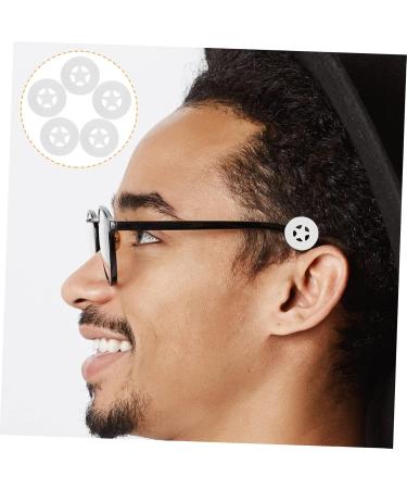 Osaladi 20 Pairs Anti-Slip Glasses Bracket Sleeves - White Earshots Cozy Gel Holders for Glasses & Earrings Replacement 1.5x1.5cm - Buy Online on GoSupps.com