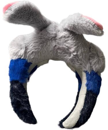Judy Hopps Rabbit Zootopia Zootropolis Fluffy Alice Headband Padded Stuffed Faux Fur Fleece Lightweight Cosplay Party Head Band - Buy Online on GoSupps.com