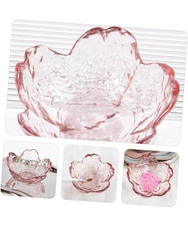 Ipetboom Acrylic glass nail art holder Glass nail dish Nail supplies Cherry blossoms Accessories nail stand plate cup Japanese-style nail dish cup Nail Pen Palette - Buy Online on GoSupps.com