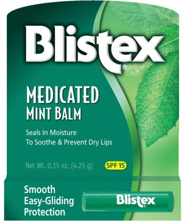 Blistex Medicated Mint Lip Balm 3 Pack - Soothes and Protects Lips - Buy Online on GoSupps.com