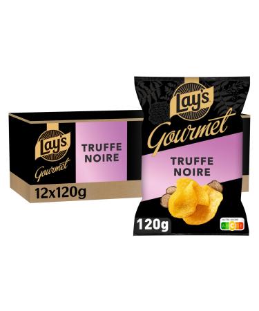 LAY'S Gourmet Chips Saveur Truffe 120g - Lot de 12x120g
