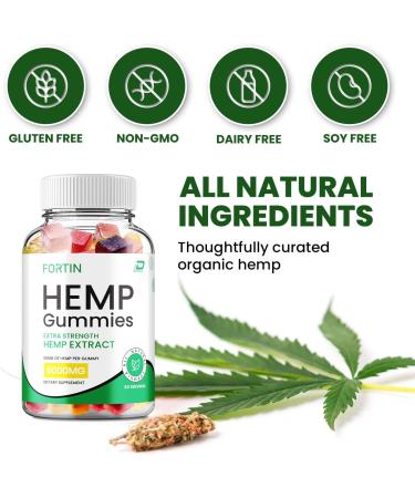 Fortin Gummies - Fortin Hemp Gummies Fortin Official Formula Hemp Gummies - Natural Hemp Oil Advanced Formulation Fortin Hemp Gummies Reviews (60 Gummies) - Buy Online on GoSupps.com