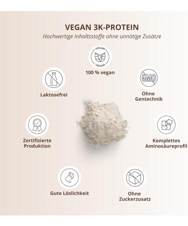  Nutri + Nutri+ Vegan Protein Powder 3K Protein Shake - Lactose-Free Vegan Protein Powder - Protein Complex Cr Flavor - Buy Online on GoSupps.com