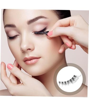Beatifufu 5 Pairs False Lashes Fake Eyelashes Eye Lash Extension Eyes Lashes Eyelashes Natural Look Makeup Lash False Eyelash Strip Lash Strips Set Transparent Stem Artificial Fiber - Buy Online on GoSupps.com