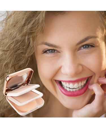 Pressed Powder Double Layer Translucent Finishing Powder Makeup Oil Control Powder Foundation Fixing Powder Makeup Longlasting Pore Filler Cosmetics for Even Tsuchiya - Buy Online on GoSupps.com