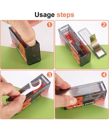 Portable Dental Floss Donor - Automatic Tooth Floss Holder & 100 PCS Travel Flap Picks with Refillable Organizer - Ideal for On-the-Go Dental Care - Buy Online on GoSupps.com