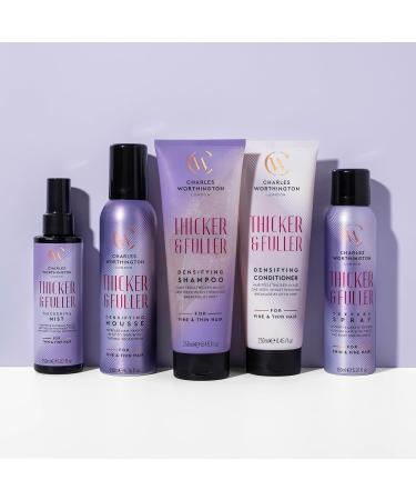 Charles Worthington Thicker & Fuller Conditioner - Hair Thickening Salon Formula for Fine Hair 250ml - Buy Internationally - Buy Online on GoSupps.com