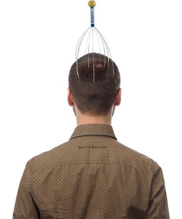 Bzwyonst 3X Head Massage Spider Masseur - Ultimate Relaxation Therapy & Stress Relief - International Shipping Available - Buy Online on GoSupps.com