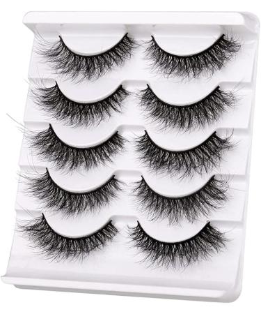 Mink Lashes 3D Volume Natural False Eyelashes Pack Fluffy Wispy Faux Mink Eyelashes (3D/15mm) False Lashes - Buy Online on GoSupps.com