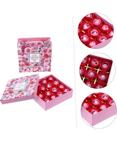 Beavorty 3 Boxes Rose Soap Wedding Petals Women Christmas Scented Soap Rose Petals Rose Petals Christmas Shower Soap Bath Plant Mother - Buy Online on GoSupps.com
