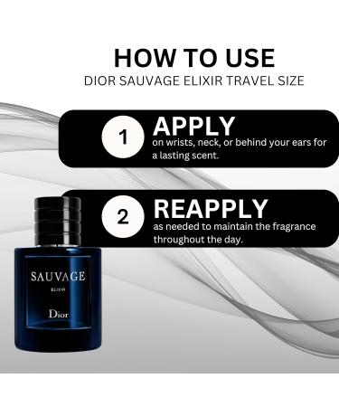 Sauvage Elixir by Christian Dior for Men 75ml/0.25oz Parfum 0.25 Fl Oz (Pack of 1) - Buy Online on GoSupps.com