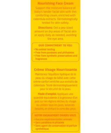 Weleda Baby Calendula Nourishing Face Cream - 1.7 fl oz Plant Rich Moisturizer - Buy Online on GoSupps.com