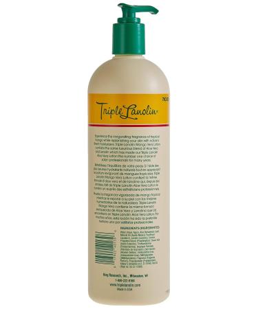 Triple Lanolin Mango Vera Lotion - Ultimate Hydration for Hands and Body | Shop Internationally - Buy Online on GoSupps.com