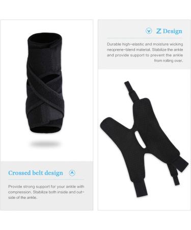 Breathable Adjustable Ankle Brace - Compression Support for Foot Drop | Left & Right Foot Stabilizer - Buy Online on GoSupps.com