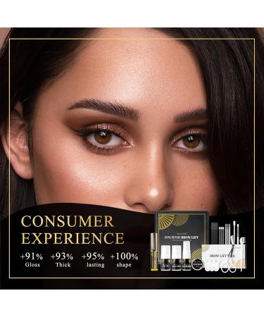 DONG RHYME Brow Lamination Kit Professional Eyebrow Lamination Kit Semi-Permanent Brow Lift Kit Long Lasting 6-8 Weeks Bushy & Full Brows Easy to Use Eyebrow Lift Kit at Home DIY A-black - Buy Online on GoSupps.com