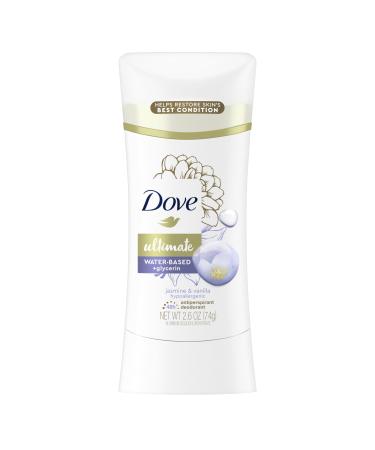 Dove Ultimate Antiperspirant Deodorant Stick Jasmine & Vanilla 2.6 oz